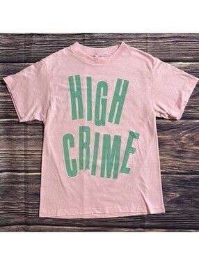 Vintage 1985 Al Jarreau High Crime World Tour Yacht Rock Tee Pink Green 80s S